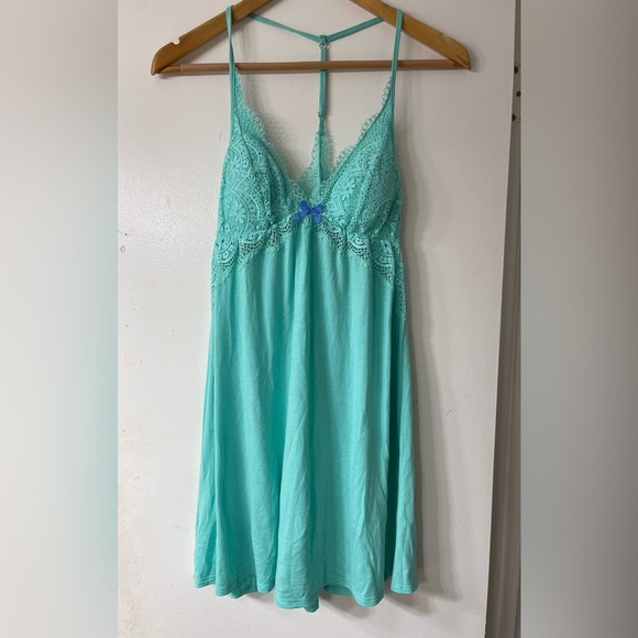 Victoria's Secret Other - Victoria’s Secret Lace T-Strap Slip Nightie